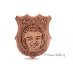 Дърворезба от снимка с лого на футболен отбор Дърворезба от снимка с лого на футболен отбор